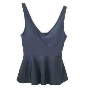 NEVER WORN Old Navy Peplum Tankini Swim Top